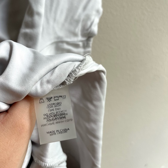 Universal Standard Isabelle Luxe Twill Sheath Dress Silver Gray Tunic Size M - Picture 5 of 8